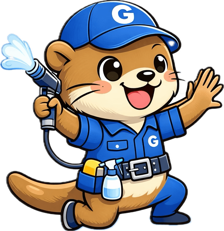 エアコンの汚れに注意を促すキャラクターのイラスト